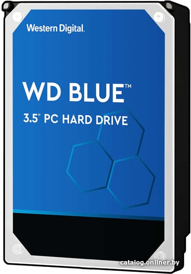 HDD 3.5" SATA-III WD 6TB Blue (WD60EZAX) 5400RPM 256Mb
