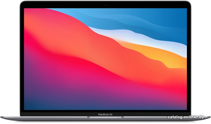 Ноутбук Apple MacBook Air M1 2020 8Gb SSD 256Gb Apple 7-core Graphics 13,3 WQXGA IPS Cam 49.9Вт*ч Mac OS KBD ENG Space Gray MGN63ZP/A