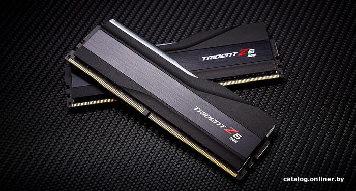 DDR5 32GB (2x16GB) 7600MHz G.Skill Trident Z5 RGB (F5-7600J3646G16GX2-TZ5RK) Black CL36 (36-46-46-121) 1.4V