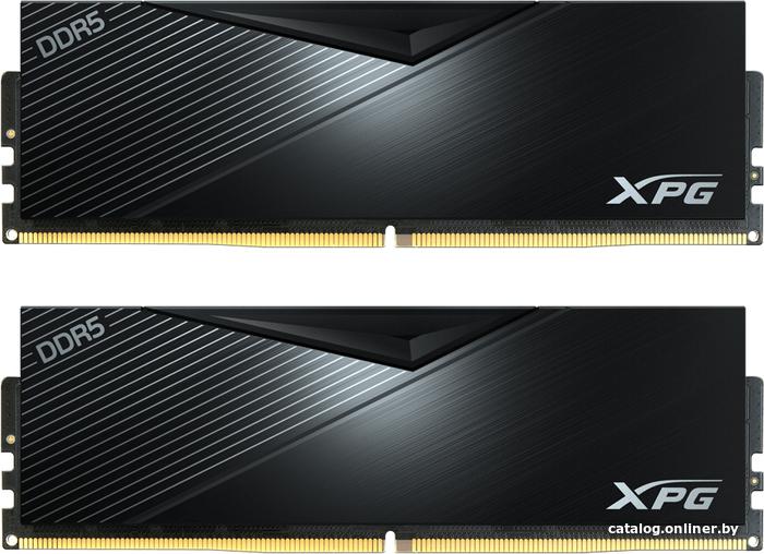 DDR5 64Gb (2x32Gb) PC5-51200 6400MHz A-Data XPG Lancer RGB (AX5U6400C3232G-DCLABK)