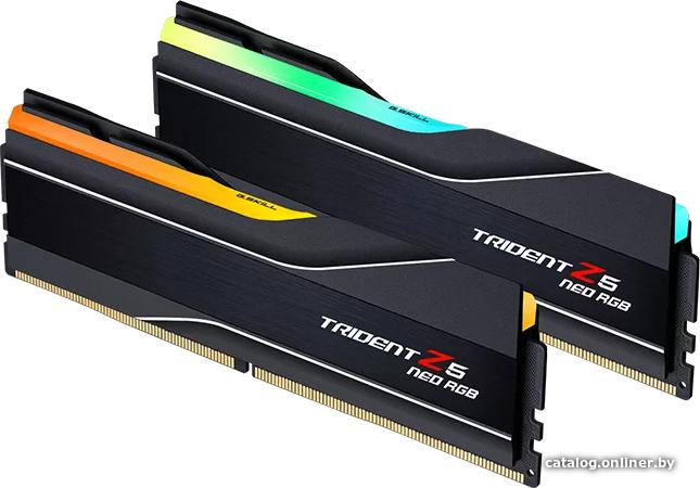 DDR5 64GB (2x32GB) 6000MHz G.Skill Trident Z5 Neo RGB (F5-6000J3040G32GX2-TZ5NR) Black CL30
