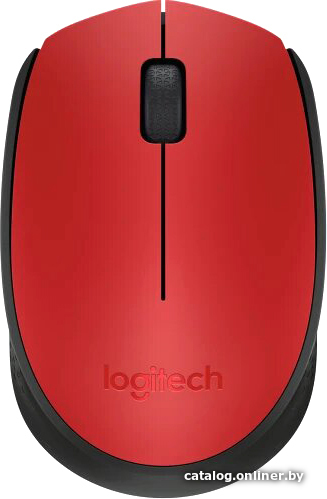 Mouse Wireless Logitech M170 (910-004648) Red