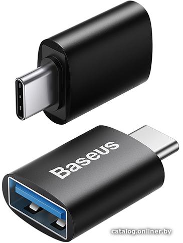 Переходник Baseus Ingenuity Series Mini OTG Adaptor Type-C - USB-A 3.1 Black ZJJQ000001