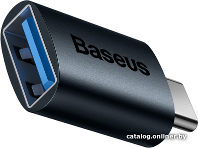 Адаптер Baseus Ingenuity Series Mini OTG Adaptor Type-C - USB-A 3.1 Blue ZJJQ000003