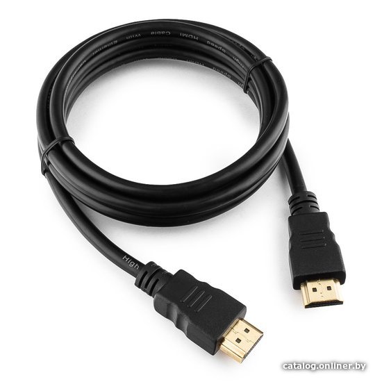 Кабель HDMI Cablexpert 1.5m v2.0, (CC-HDMI4-5) 19M/19M черный, позол.разъемы экран пакет