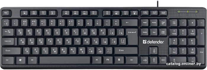 Клавиатура Defender Daily HB-162 RU Black 45162