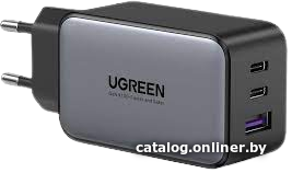 Зарядное устройство Ugreen CD244 5A, 65W, USB-A + 2xUSB Type-C 10335