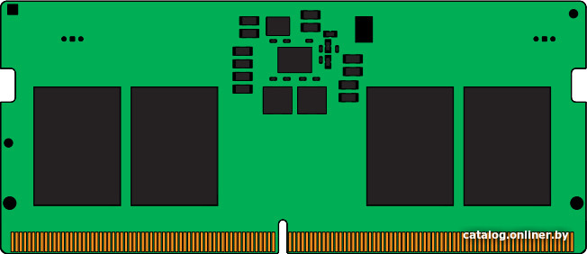 SO-DIMM DDR5 16GB (1x16GB) PC5-41600 5200MHz Kingston (KVR52S42BS8-16) CL42 1.1V