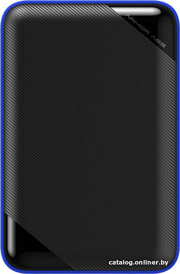 External HDD 2.5" USB3.0 Silicon Power 1TB Armor A62 (SP010TBPHD62SS3B) Blue