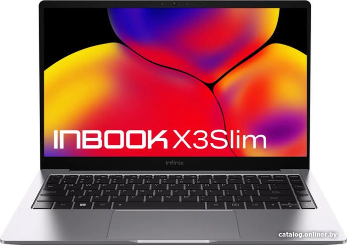 Ноутбук Infinix Inbook X3_XL422 14"(1920x1080 IPS) Intel Core i5 1235U(1.3Ghz) 16384Mb 512SSDGb noDVD Intel Iris Xe Graphics BT WiFi 50WHr war 2y Grey DOS 71008301391