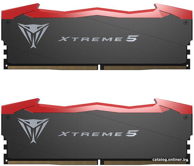 DDR5 ECC 48GB (2x24Gb) PC5-60800 7600Mhz Patriot Viper Xtreme 5 (PVX548G76C36K) CL36 RTL