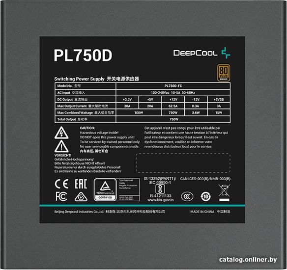 БП Deepcool 750W PL750D R-PL750D-FC0B-EU