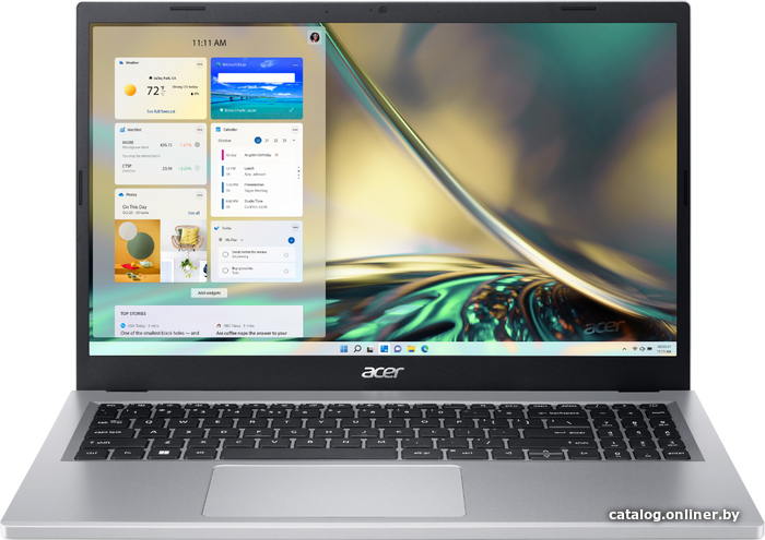 Ноутбук Acer Aspire 3 A315-24P-R7MX 15.6" IPS AMD Ryzen 5 7520U 2.8Ghz 4-ядерный 16GB LPDDR5 512GB SSD AMD Radeon Windows 11 Home серебристый NX.KDECD.007