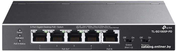 Switch TP-Link TL-SG1005P-PD 5-port Gigabit 