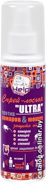 Спрей-лосьон HELP Ultra против комаров, мошек, клещей, слепней, 125 мл 80511