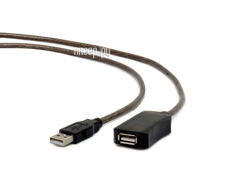 Кабель USB 2.0 Am-Af 5.0m (удлинитель активный) Gembird (UAE-01-5M)