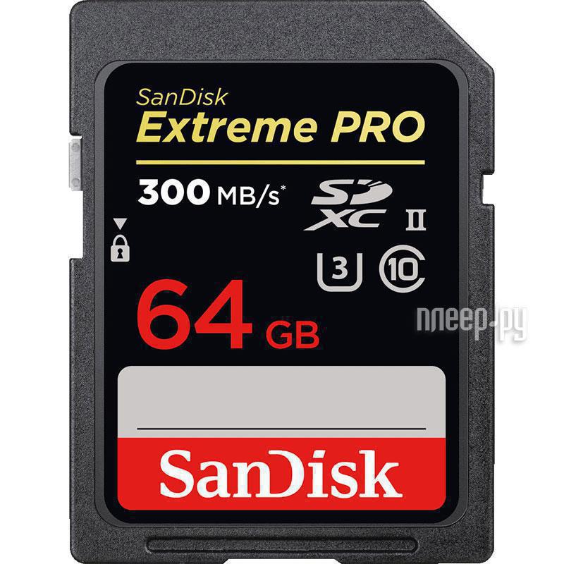 SD 64 Gb SanDisk Class 10 Extreme Pro SDSDXPK-064G-GN4IN SecureDigital XC RTL