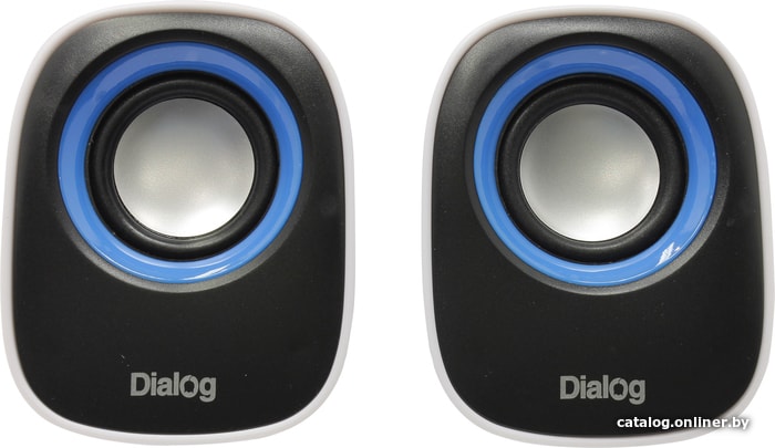 Колонки 2.0 Dialog AC-06UP Black-White