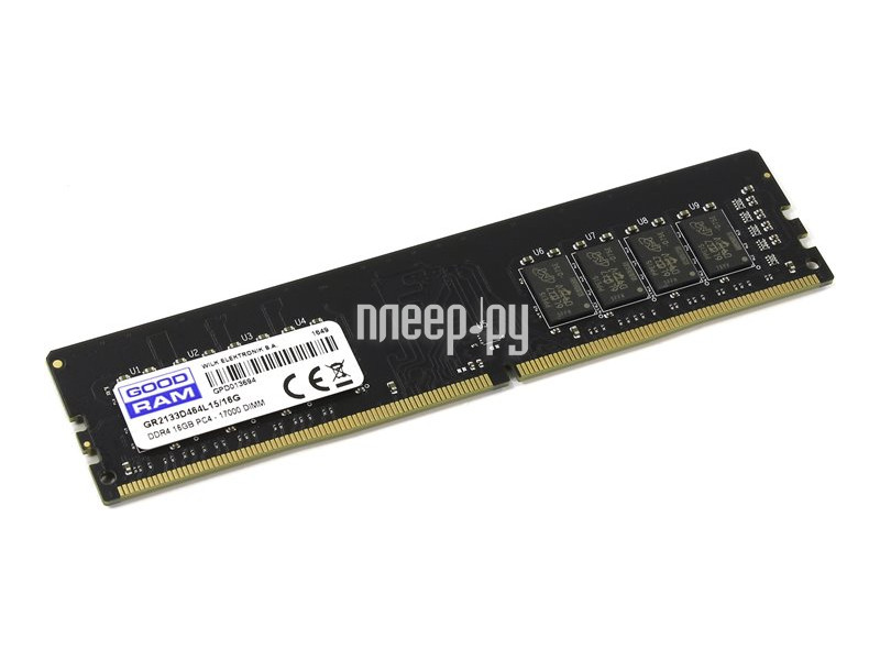 DDR4 16GB PC-17000 2133MHz Goodram (GR2133D464L15/16G) CL15 1.2V RTL