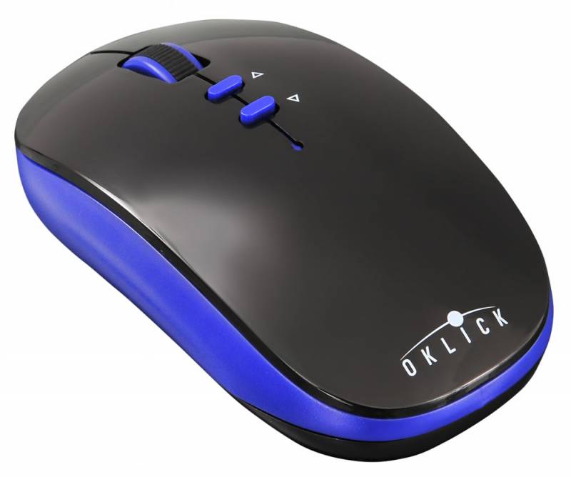 Mouse Wireless Oklick 595MB Black-Blue