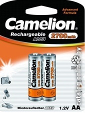 Аккумулятор Camelion NH-AA2700BP2 1.2V 2700mAh AA 2шт