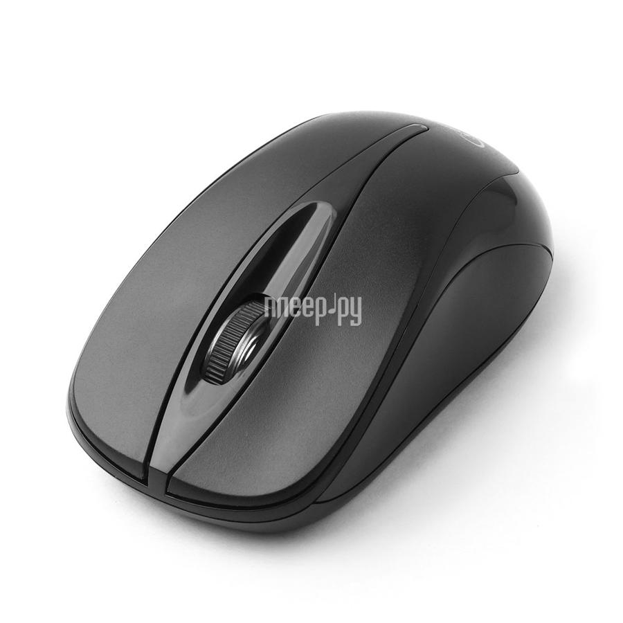 Mouse Wireless Gembird MUSW-325,  (черный, USB) RTL