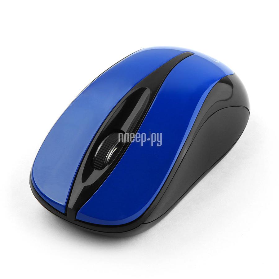 Mouse Wireless Gembird MUSW-325B,  (синий, USB) RTL