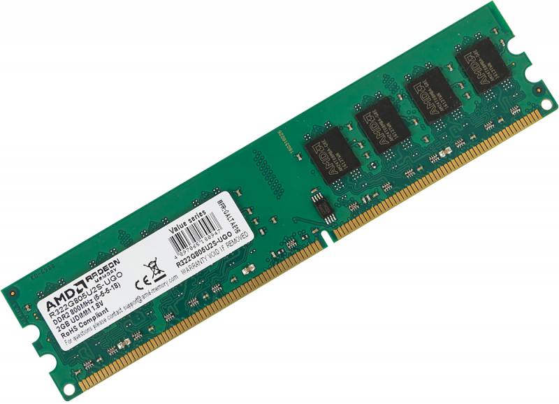 DDR II 2048MB PC-6400 800MHz AMD (R322G805U2S-UGO)