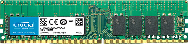 DDR4 ECC 16GB PC-19200 2400MHz Crucial (CT16G4RFD424A) CL17 1.2V