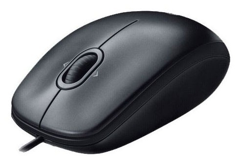 Mouse Logitech M100 (910-005003) Optical Mouse USB, 3btn+Roll, Gray RTL