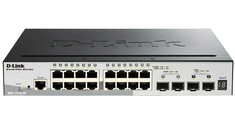 Switch D-Link DGS-1510-20/A1A 16-port RTL