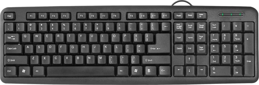 Клавиатура Defender #1 HB-420 Black, USB