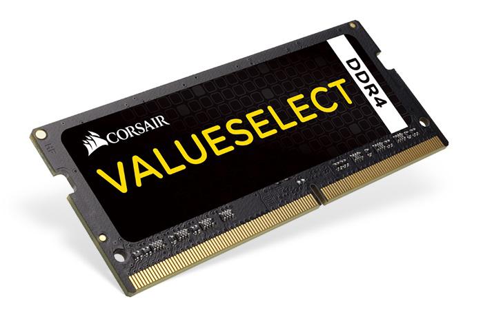 SO-DIMM DDR4 4GB PC-17000 2133Mhz Corsair ValueSelect (CMSO4GX4M1A2133C15) CL15 15-15-15-36 1.2V RTL