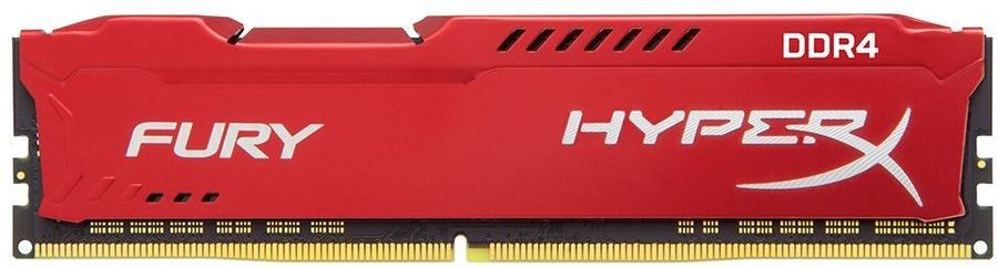 DDR4 16GB PC-21300 2666MHz Kingston HyperX Fury Red (HX426C16FR/16) CL16 16-18-18 1.2V RTL