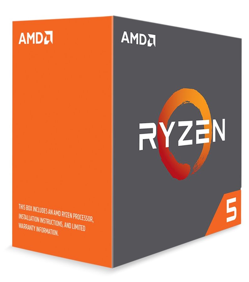 BOX CPU Socket-AM4 AMD Ryzen 5 1600X (YD160XBCAEWOF) (3.6/4.0GHz, 6core, 3Mb L2, 16Mb L3, 95W)