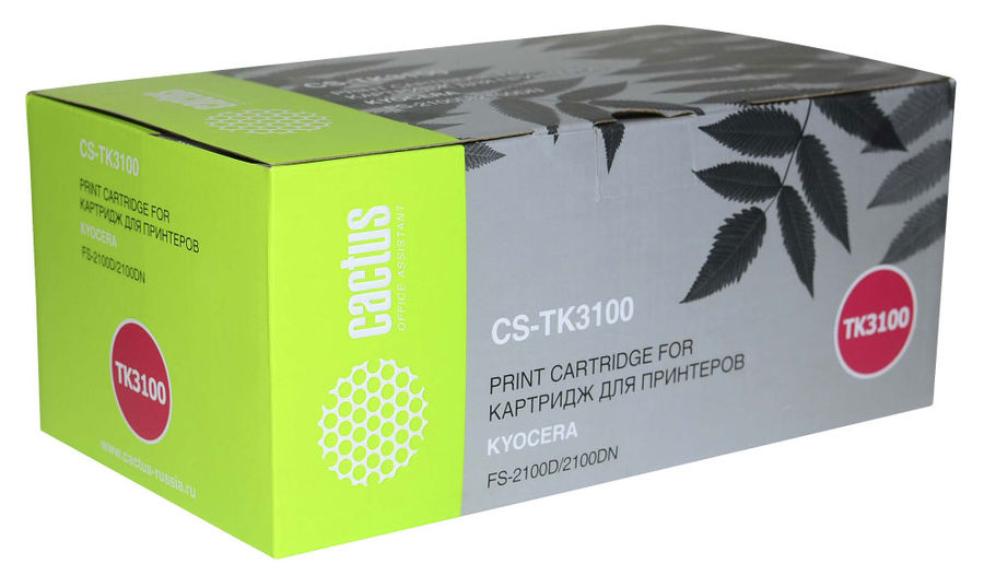 Картридж Cactus CS-TK3100 Black для Kyocera Ecosys FS-2100D/2100DN