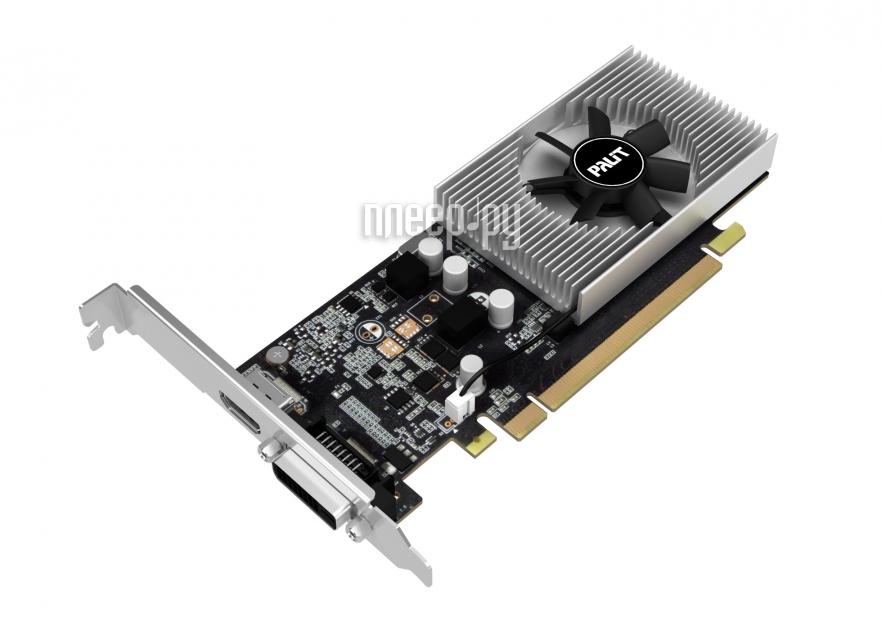 NVIDIA GeForce Palit GT1030 (NE5103000646-1080F) 2GB DDR5 (64bit, Fansink, 1227(1486)/6000MHz) DVI HDMI RTL