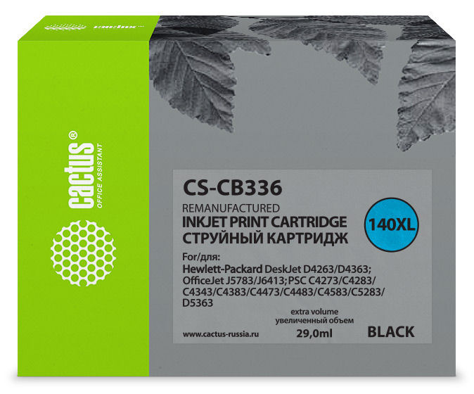 Картридж Cactus CS-CB336 Black
