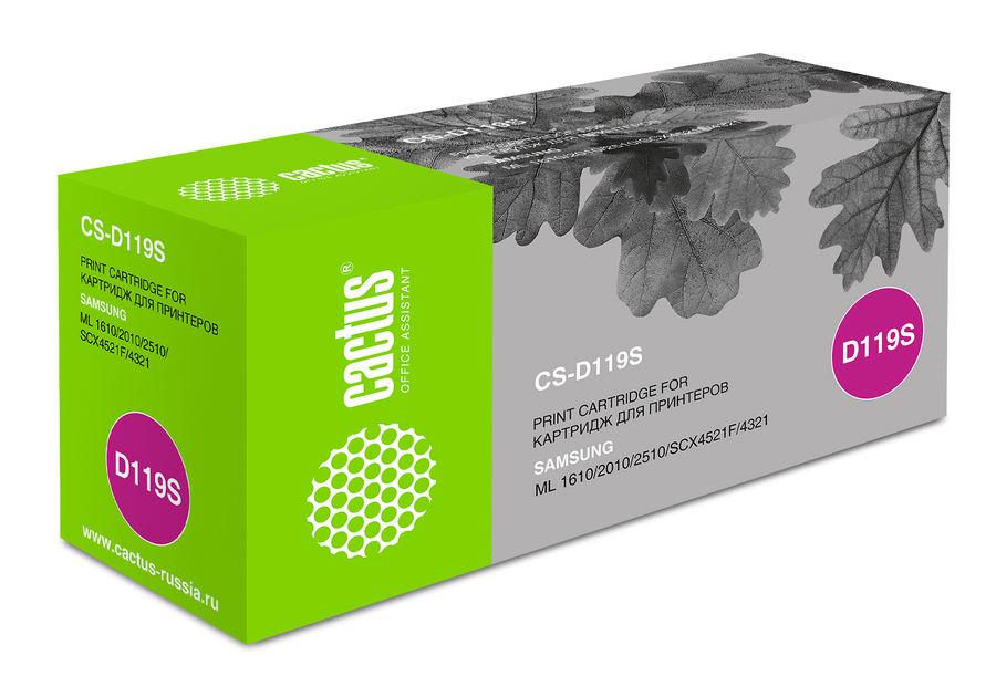 Картридж Cactus CS-D119S Black для Samsung ML-1610/1615/1620/1625/2010/2015/2020/2510/2570/257