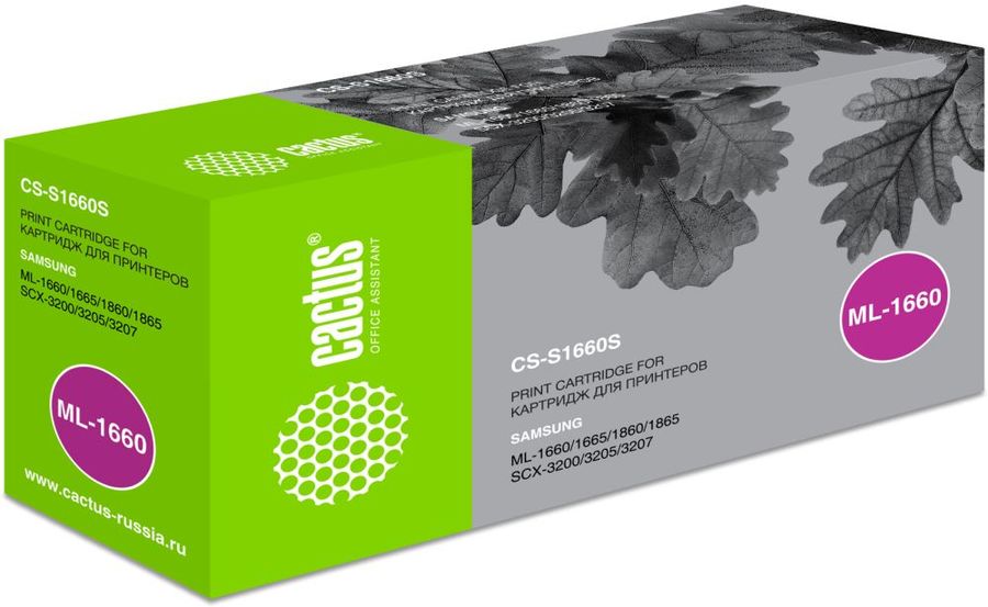 Картридж Cactus CS-S1660S для Samsung ML-1660/1665/SCX-3205 Black