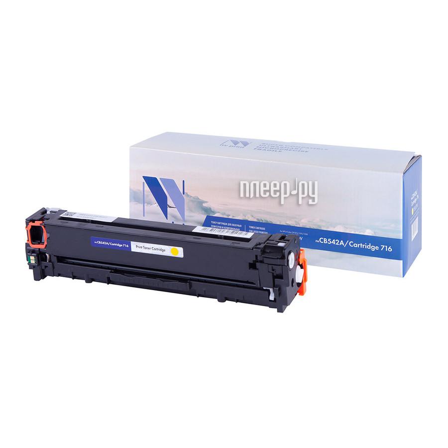 Картридж NV Print CB542A/CRG716 Yellow для HP LJ Color CP1215/1515/1518
