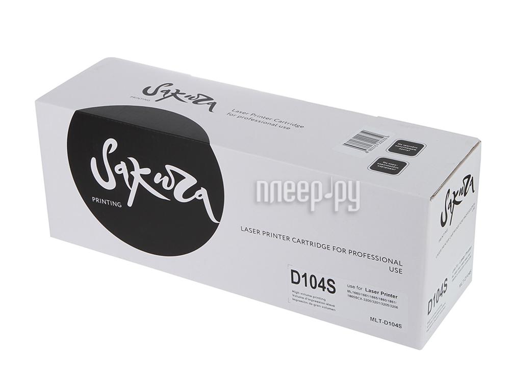 Картридж Sakura SAMLTD104S / MLT-D104S для Samsung ML-1660/1661/1665/1860/1861/1865/SCX-3200/3201/3205/3206