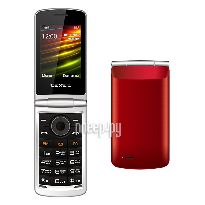 Мобильный телефон teXet TM-404 Red