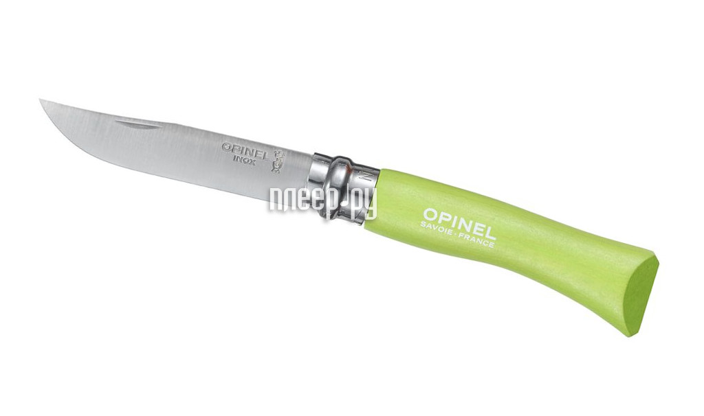 Туристический нож Opinel №7 Green 001425 - длина лезвия 80мм
