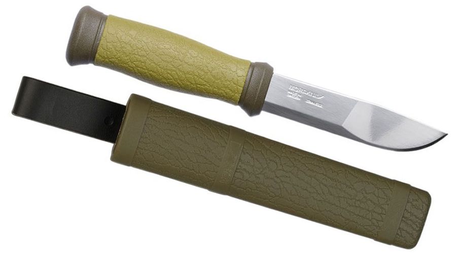 Туристический нож Morakniv Outdoor 2000 Green - длина лезвия 109мм
