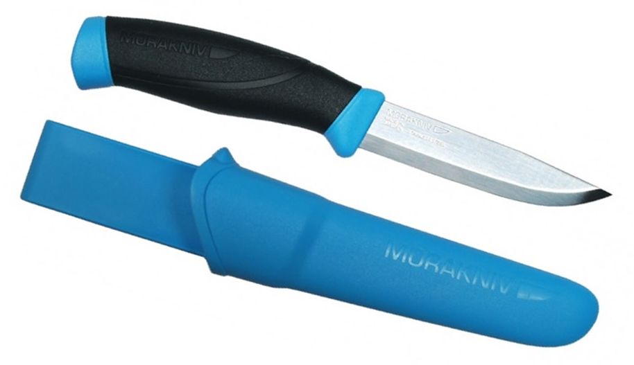 Туристический нож Morakniv Companion Blue - длина лезвия 103мм
