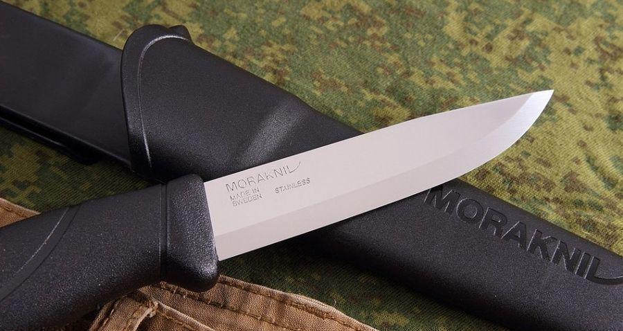 Туристический нож Morakniv Companion Black - длина лезвия 103мм