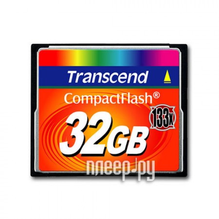 Compact Flash Card 32Gb Transcend 133x (TS32GCF133) RTL