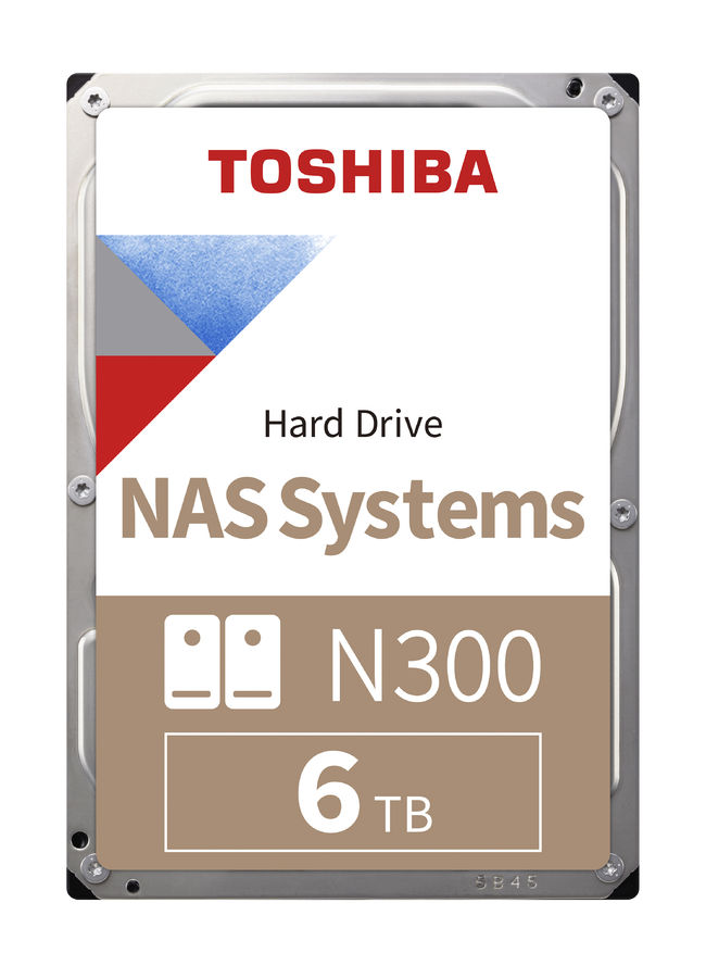 HDD 3.5" SATA-III Toshiba 6TB N300 (HDWN160UZSVA) 7200RPM 128Mb 6Gb/s