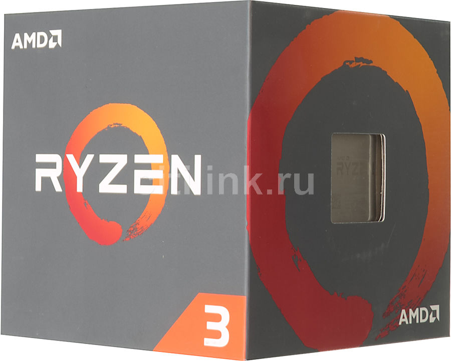 BOX CPU Socket-AM4 AMD Ryzen 3 1200 (YD1200BBAEBOX) (3.1/3.4GHz, 4core, 2Mb L2, 8Mb L3, 65W)